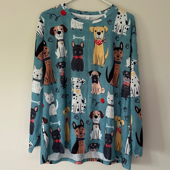 Tops - ☀️5/20$!! 3XL Comfy Doggie Shirt